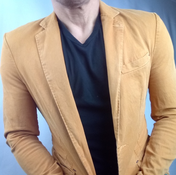 Zara Other - ZaraTANGERINE Slimfit stretch EXTRA SMALL jacket